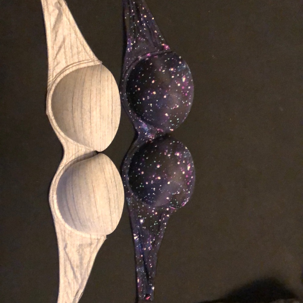 VS strapless push-up bras